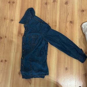 Denim button up